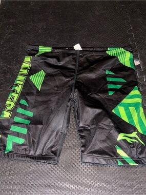 TURBO Men’s Competitive Zeus Swim Jammer Swimsuit Size 3XL Green/Black New